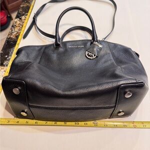 Michael Kors Black Leather Women's Bag